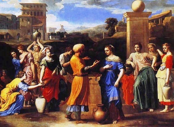 REBECCA, ISAAC, ESAU & JACOB: Famous paintings of Bible stories
