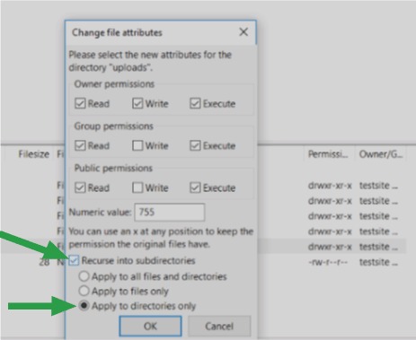 change these permissions