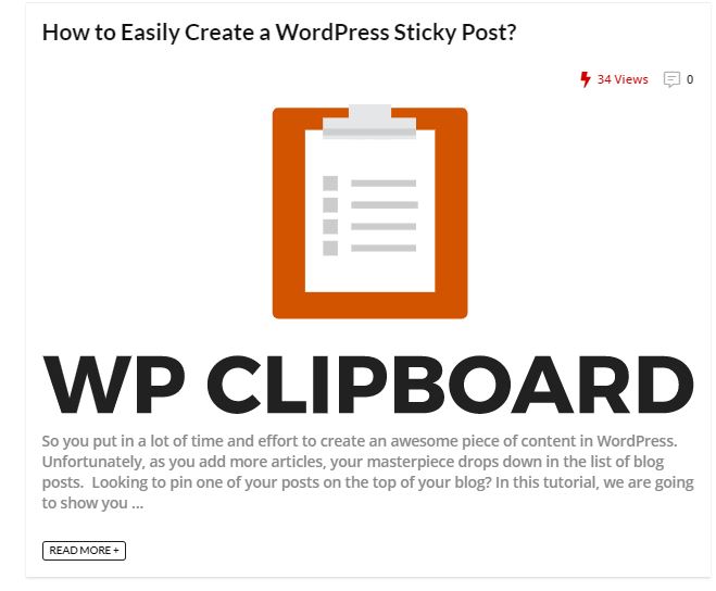 default featured image set