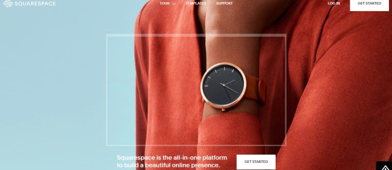 square space main page