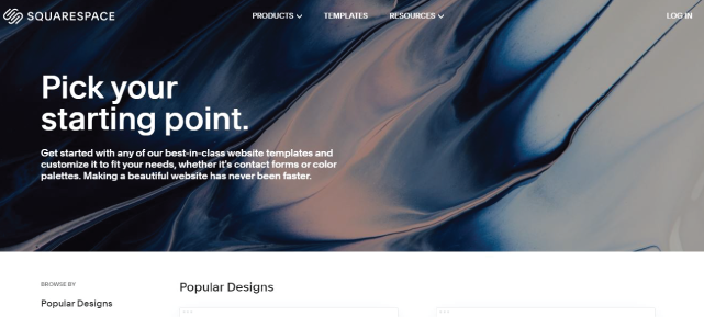 Templates by Squarespace