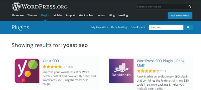 WordPress plugins for SEO