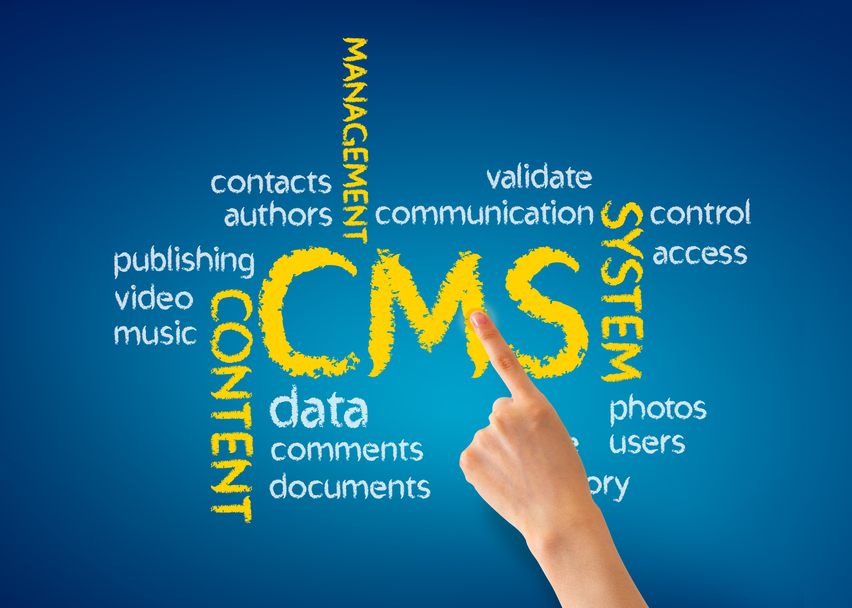 finger pointing at CMS