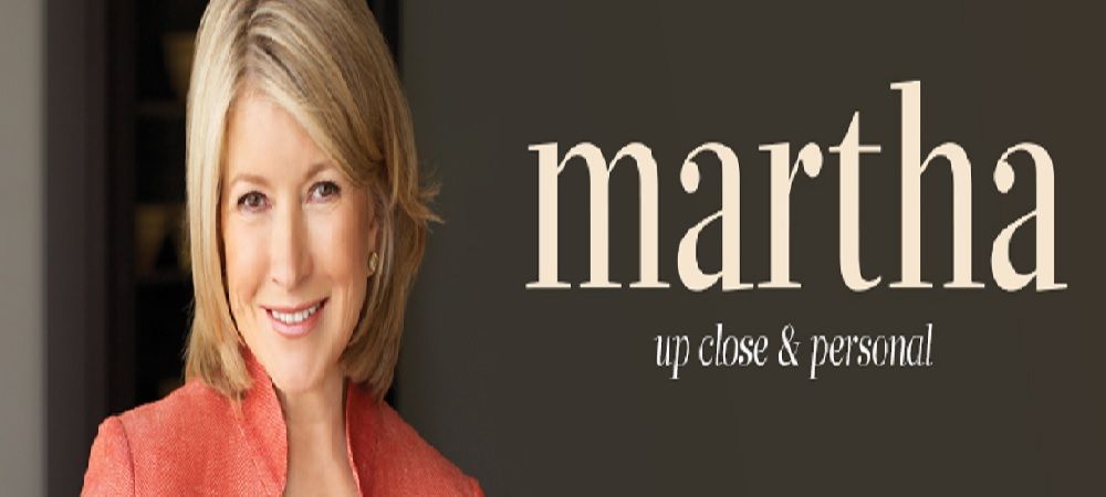 screenshot from the Martha blog