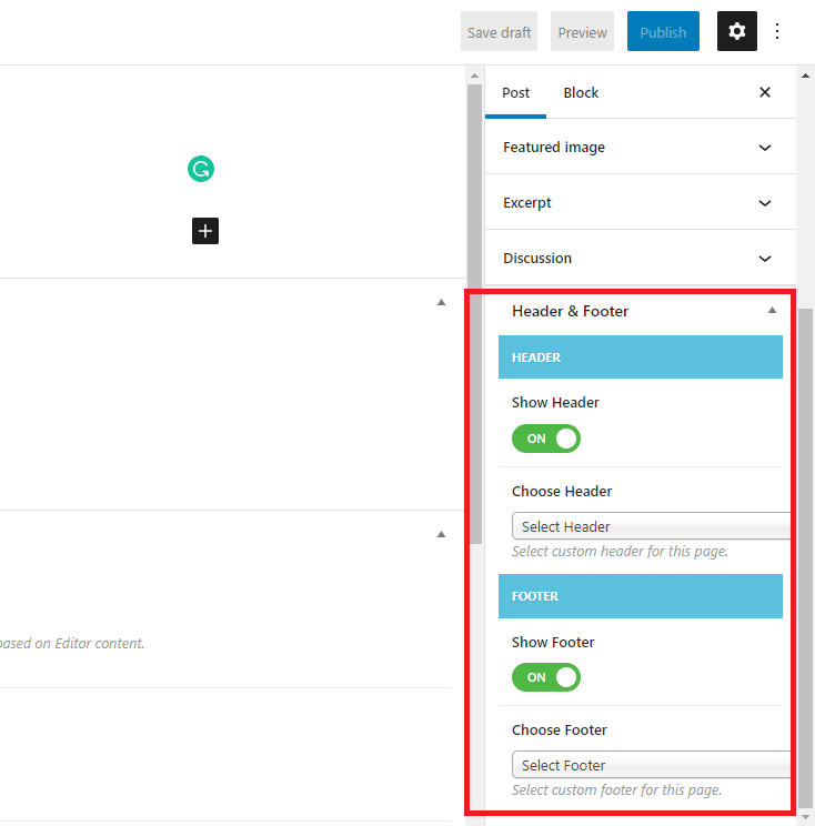multifox-theme-header-footer-customization