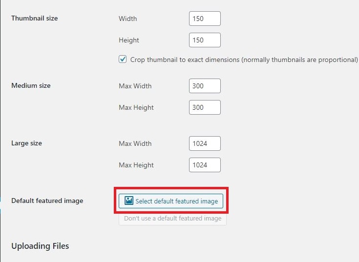 default featured image
